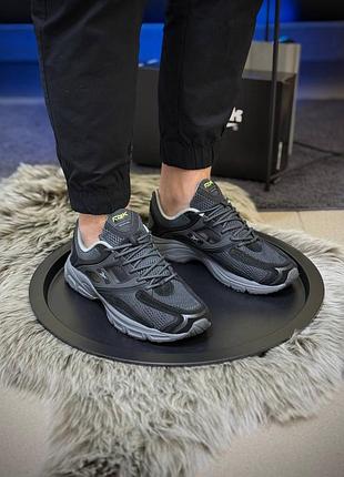 Демисезонные кроссовки reebok premier kfs мужские серые повседневные