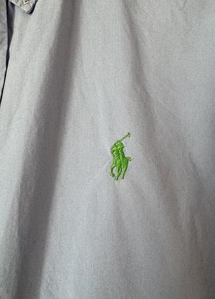 Чоловіча сорочка ralph lauren у блакитному кольорі