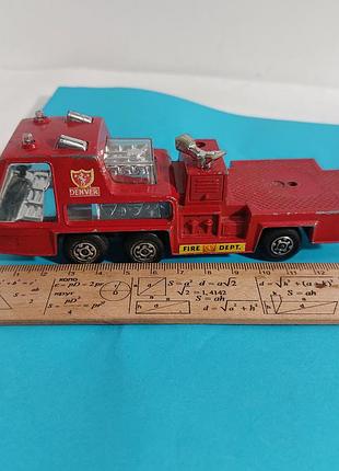 Пожарная машинка,  машина, matchbox,  k-9 fire tender,  made in england