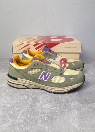 Кросівки new balance teddy santis 993 made in usa olive leaf maize - u993ol