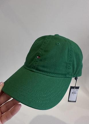 Бейсболка зелена tommy