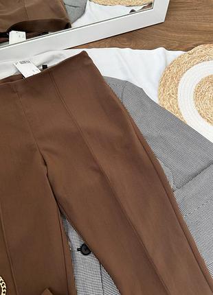 Нові коричневі брюки h&m 2