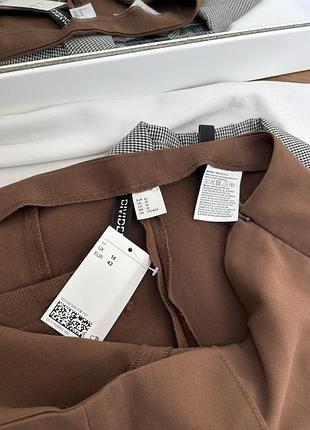 Нові коричневі брюки h&m 4