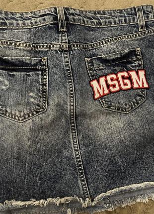 Джинсовая юбка msgm 2