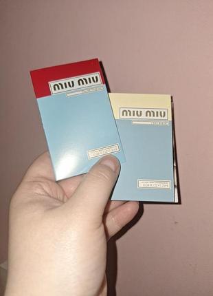 Пробник парфюма miu miu 1.2ml