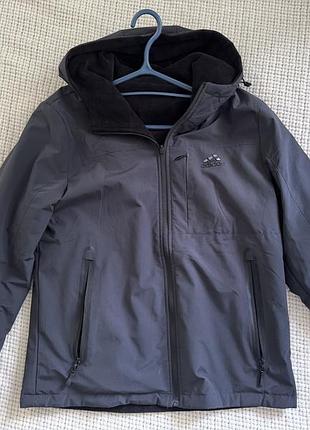 Куртка чоловіча синя двостороння