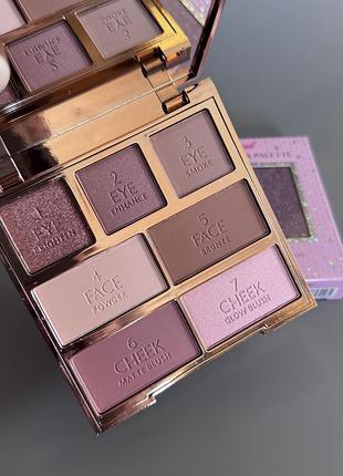Палетка для макіяжу  hollywood instant look in a palette pretty glowing beauty