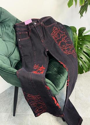 0050 джинси унісекс , бренд ed hardy