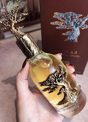 Парфюмерная вода унисекс lattafa eternal oud 2мл распил оригинальной парфюмерии