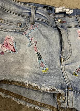 Джинсовые шорты philipp plein 2