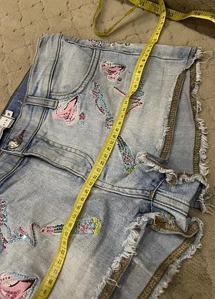 Джинсовые шорты philipp plein 7