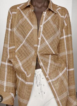 Стильна лляна сорочка оверсайз massimo dutti 🔥🔥🔥