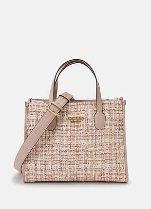 Жіноча велика твідова сумка guess