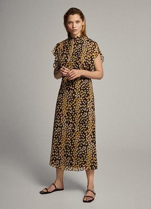 Massimo dutti платье сукня миди