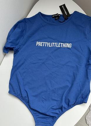 Хлопковый боди от prettylittlething