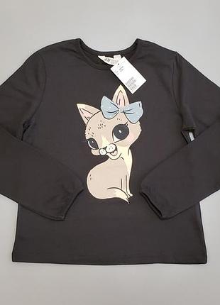 Реглан свитшот для девочки h&amp;m