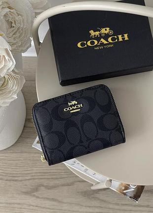 Гаманець coach mini чорний є