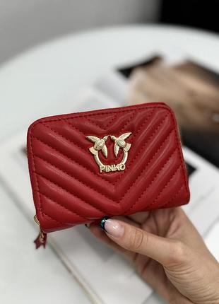 Гаманець pinko міні lux червоний є