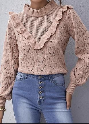 Свитер вязаный