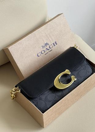 Сумочка клатч coach idol bag чорний є