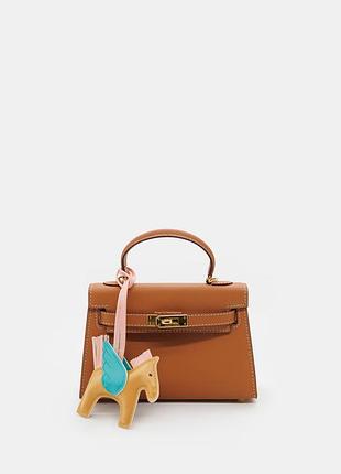 Hermès kelly mini 19 bag in brown epsom leather with gold hardware