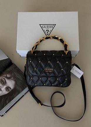 Сумка guess triana flap shoulder чорний