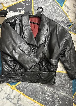 Куртка жіноча шкіряна vintag stmichael leather cuir de vache