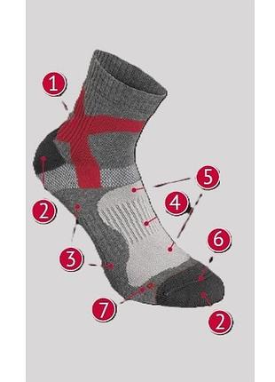 38-41р. трекинговые носки albers hiking