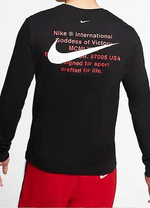Чоловічий логслів nike m nsw swsh ls tee