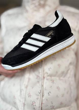 Женские кроссовки adidas originals sl 72 черные