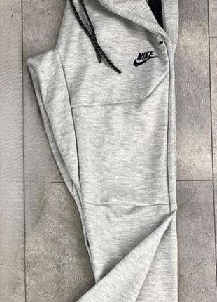 Штани nike tech fleece сірі