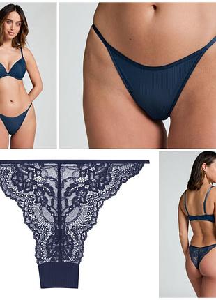 Брендовые тонкие трусики бразилианы размера 14/l-xl