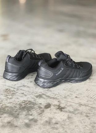 Кроссовки мужские reebok astroride thinsulate black черные (рибок, кросівки)4 фото