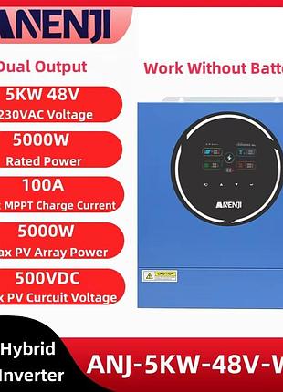 Гибридный инвертор anenji anj 5000w-48v-wifi