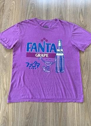Мужская хлопковая футболка с принтом fanta grape