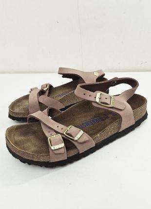 Кожаные сандалии birkenstock оригинал