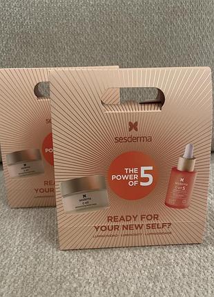 Набір косметики luminosity pack крем 50 мл та сироватка 30 мл sesderma