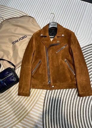 Чоловіча замшева куртка tom ford