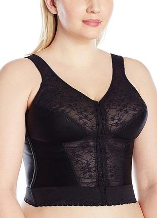 Бюстгальтер корсет exquisite form fully front close longline posture bra, який забезпечує підтримку спини та поставу
