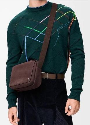 Чоловіча замшева сумка loewe
