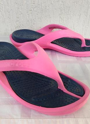 Шлепки,вьетнамки crocs р.39 оригинал.