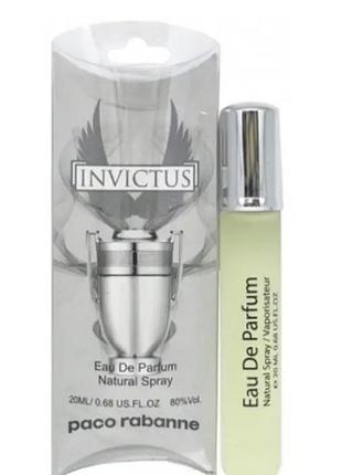 Міні парфуми 20мл в блістері invictus paco rabanne