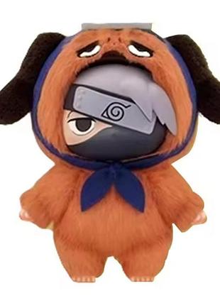 М'яка іграшка брелок аніме какасі хатаке наруто naruto в стилі лабубу 14см