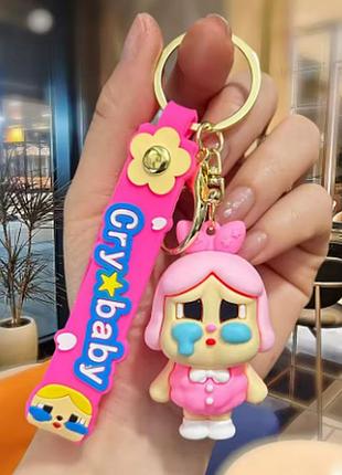 Силіконовий брелок для ключів підвіска на сумку рюкзак плакса cry baby