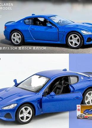 Модель автомобіля maserati gran turismo синій 1:36 іграшкова машина