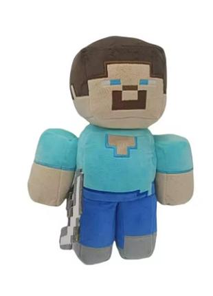 Мягкая детская игрушка стив майнкрафт minecraft 27 cм