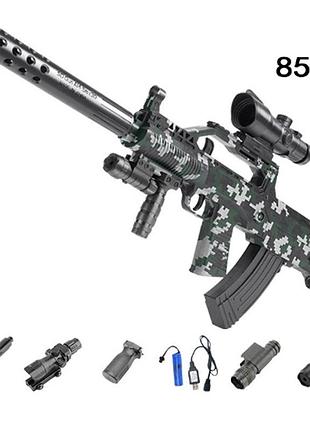Іграшковий електричний автомат qbz гроза з лазерним прицілом 85 см
