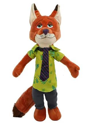 Мягкая игрушка лис ник уайлд зверополис зоотопия zootopia