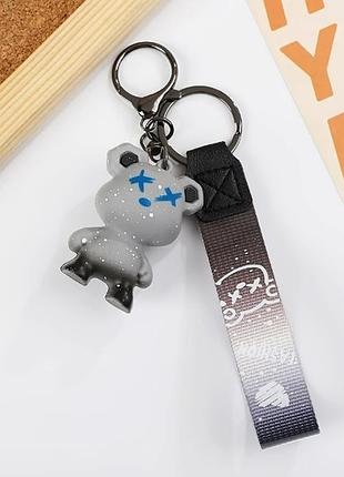 Брелок для ключей подвеска на сумку рюкзак мишка