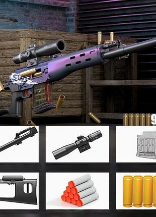 Игрушечная снайперская винтовка svd с оптическим прицелом